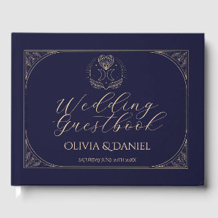 Wedding Guest Book Cosmic Tarot Moon Stars Aligned