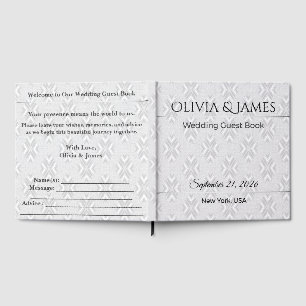 Wedding Guest Book Personalised Memory Keepsake
