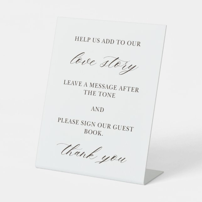 Wedding Guest Book Sign  (Front)