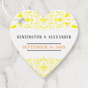 Wedding Guest Change Colour Hang On String Favour Tags
