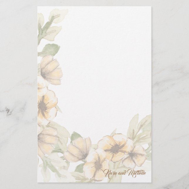 Wedding Guest  Favour Stationery (Front)