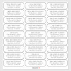 Wedding guests address labels 27 recipients names