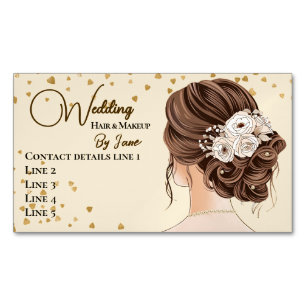 Wedding Hair & Makeup Business Card