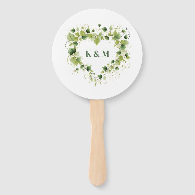 Wedding Hand Fan (Front)
