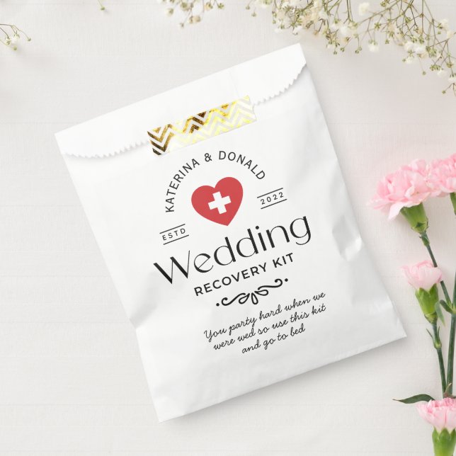 Wedding Hangover Recovery Kit  Favour Bags (Sealed)