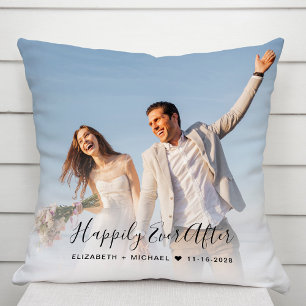 Wedding Happily Ever After Photo Cushion