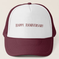 Wedding Happy Anniversary Text Maroon Colour Custo