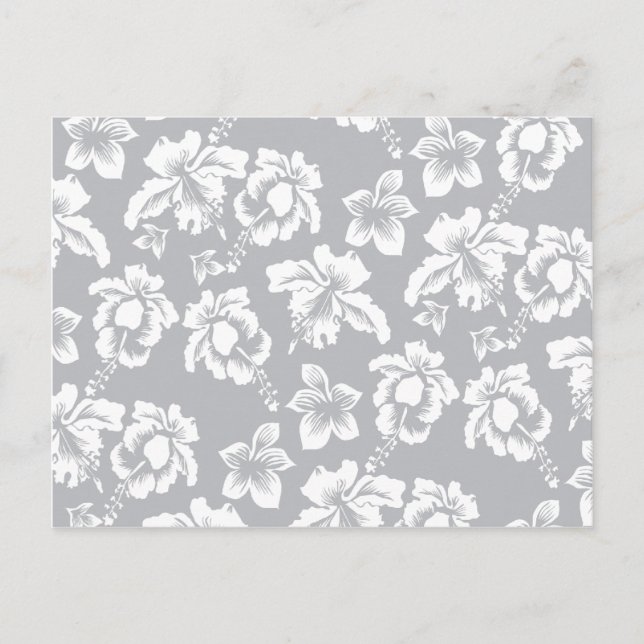 Wedding Hawaiian White Flower Postcard (Front)