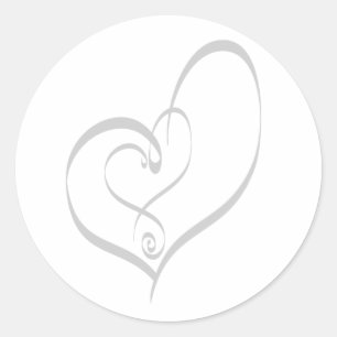 Wedding Hearts Invitation Envelope Seal