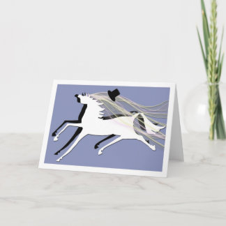 Wedding  Horses Card