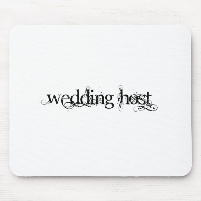 Wedding Host Mouse Pad (Front)