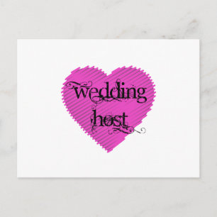 Wedding Host Postcard