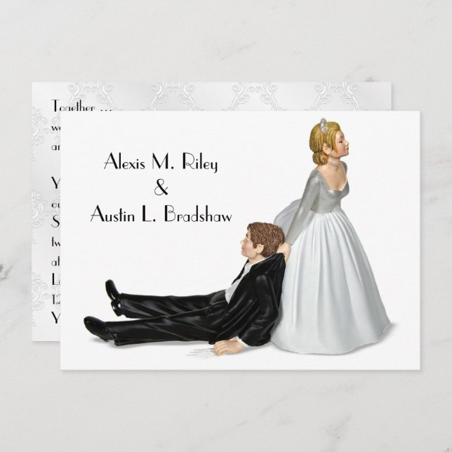 Wedding Humour Invitation (Front/Back)
