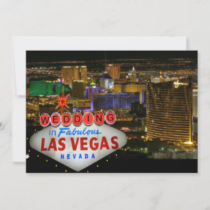 Wedding in Fabulous Las Vegas Invitation