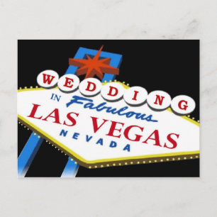 WEDDING In Fabulous Las Vegas Postcard