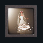Wedding In Las Vegas "Bride" Gift Box<br><div class="desc">Wedding In Las Vegas "Bride" Gift Box. So pretty,  the bride will love this little keepsake box remembering her wedding day in Vegas!</div>