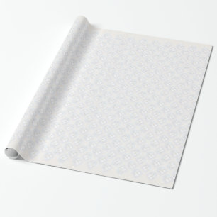 Wedding in the Snow Bride and Groom Wrapping Paper