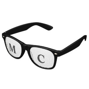 Wedding Initials Retro Sunglasses