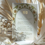 Wedding Insert INFO Card Vintage Art Nouveau Mucha<br><div class="desc">Art Nouveau Vintage wedding INFO card by Alphonse Mucha in a floral, romantic, and whimsical design. Victorian flourishes complement classic art deco fonts. Please enter your custom information, and you're done. If you wish to change the design further, click the blue "Customise It" button. Thank you so much for considering...</div>