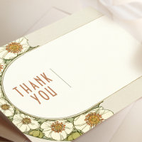 Wedding Insert Thank You Vintage Art Nouveau Invit