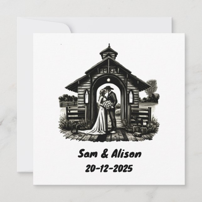 Wedding invitation (Front)