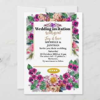Wedding invitation