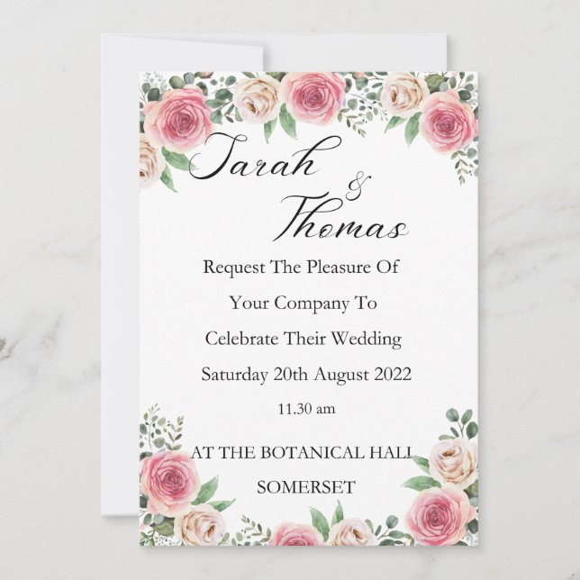 wedding Invitation (Front)