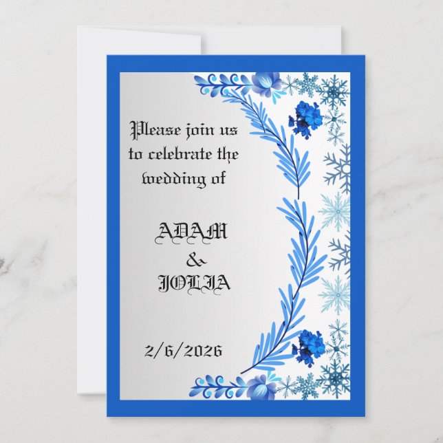 Wedding Invitation (Front)