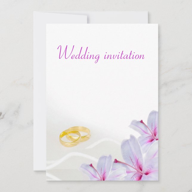 Wedding invitation (Front)