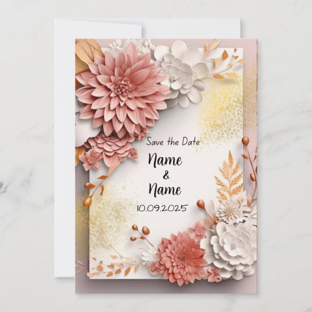Wedding invitation  (Front)