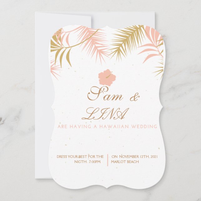 Wedding invitation (Front)