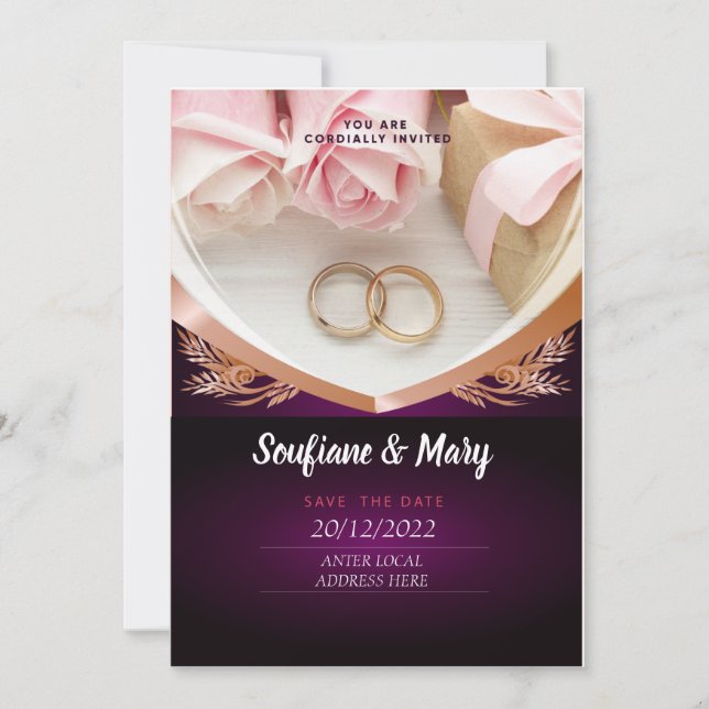 wedding invitation (Front)