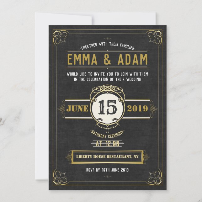 Wedding Invitation (Front)