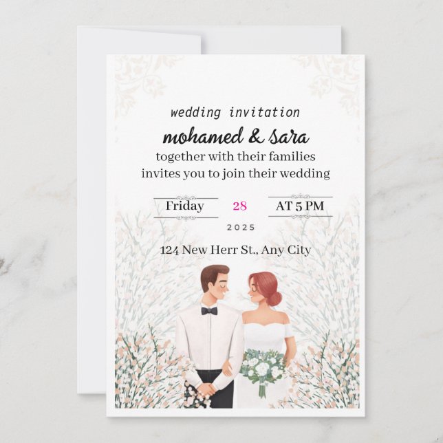 wedding invitation (Front)