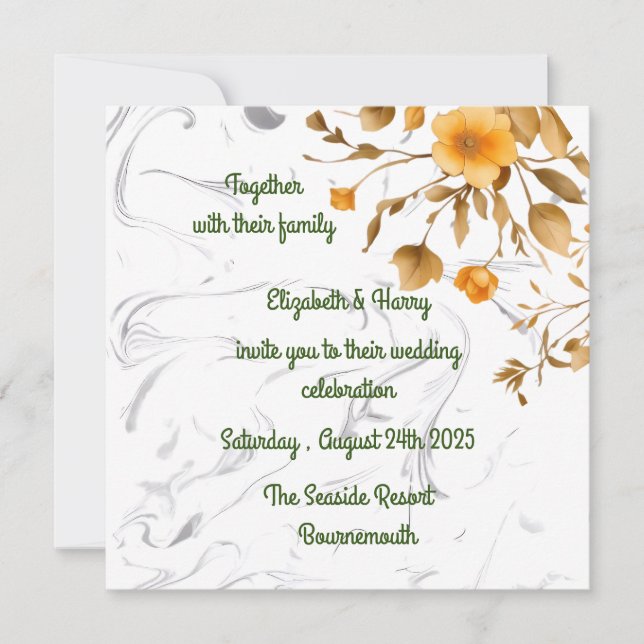Wedding Invitation  (Front)