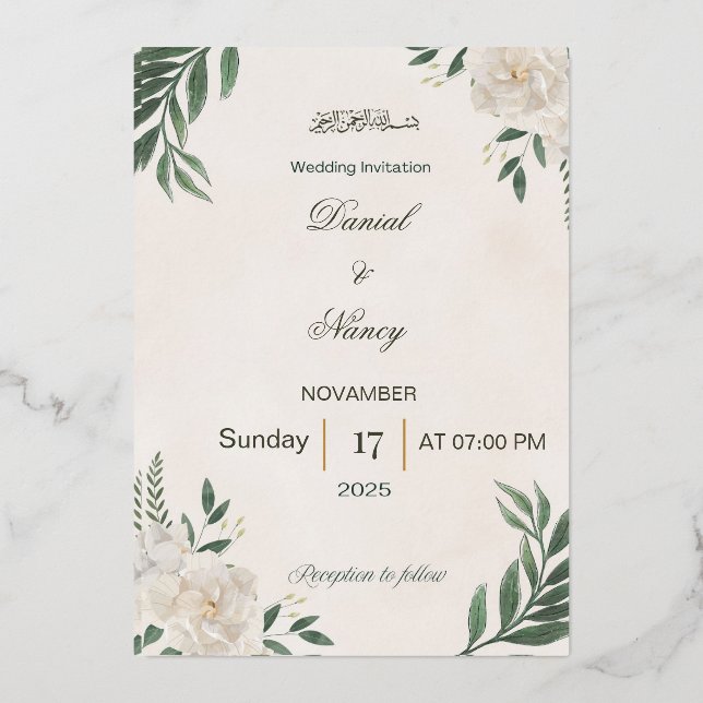 Wedding Invitation (Front)