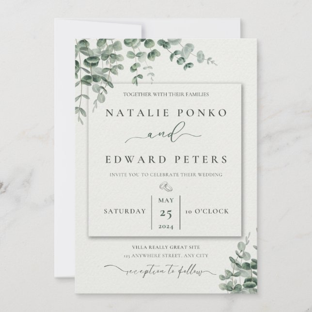 Wedding Invitation (Front)