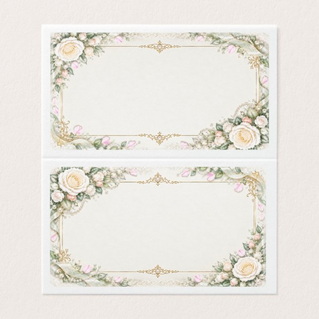 Wedding invitation (Outside Unfolded)