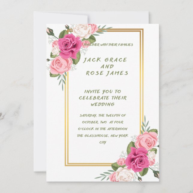 Wedding Invitation (Front)