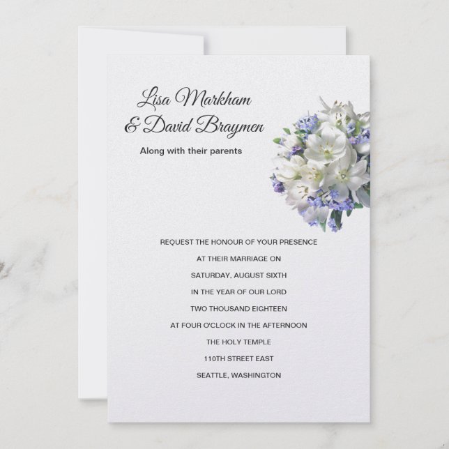 Wedding Invitation (Front)