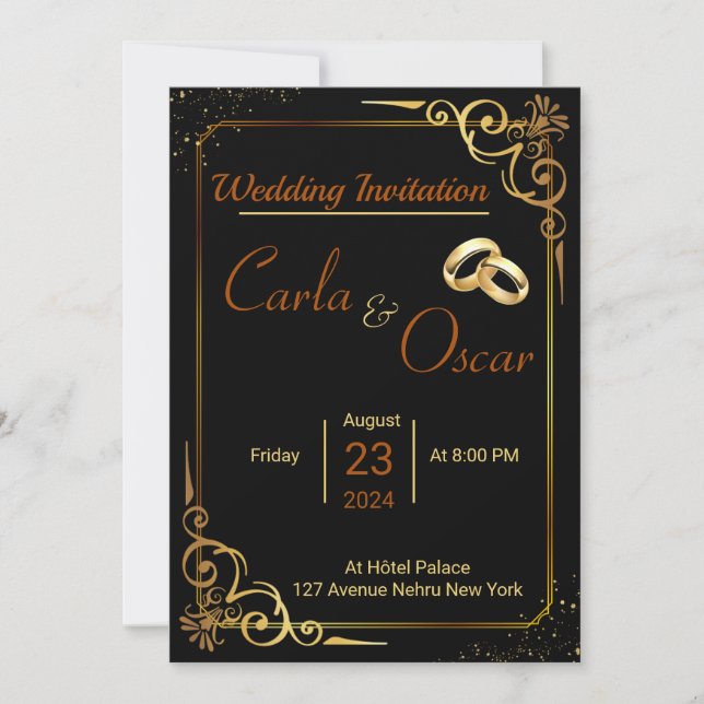 Wedding Invitation  (Front)