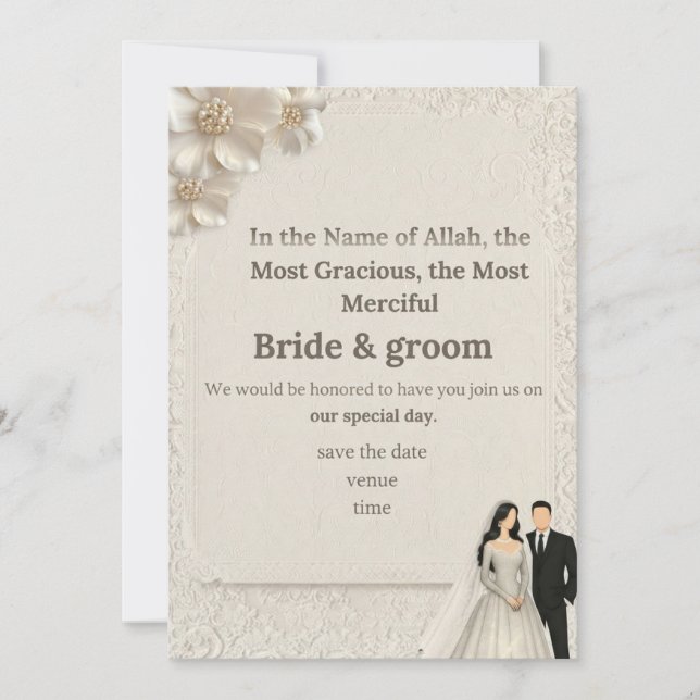 wedding invitation (Front)