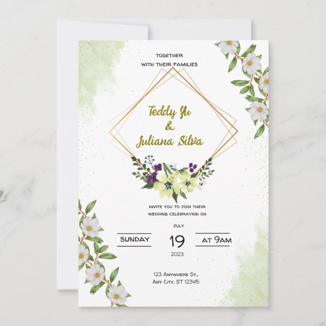 Wedding invitation (Front)