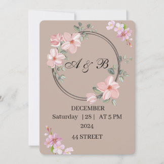 Wedding invitation