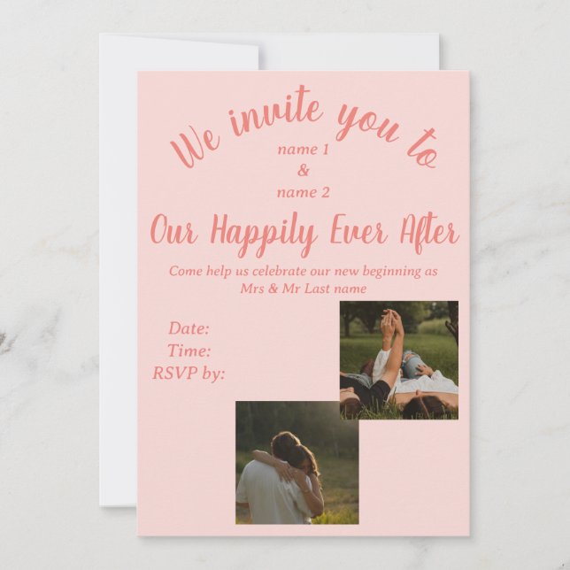 Wedding Invitation (Front)