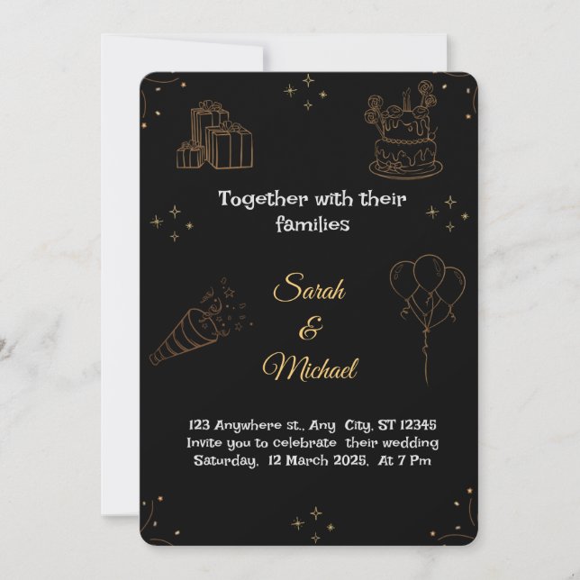 wedding invitation (Front)