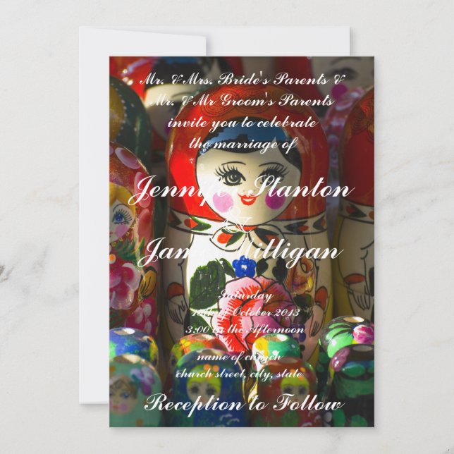 Wedding invitation (Front)