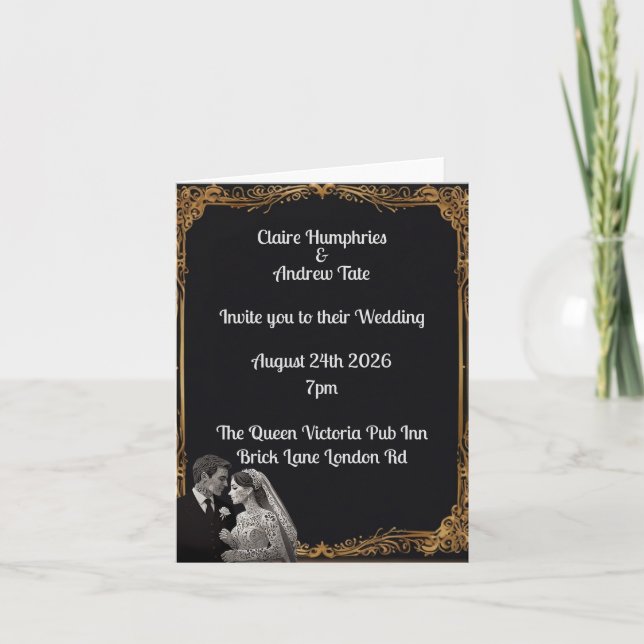 Wedding Invitation  (Front)