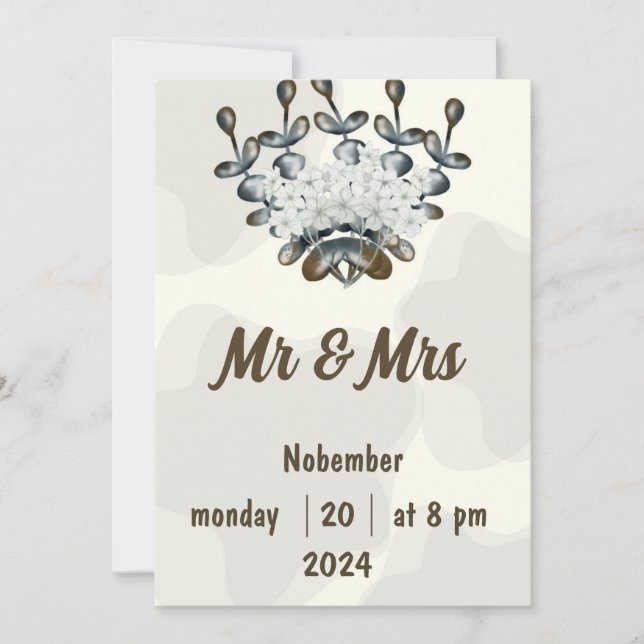 Wedding invitation (Front)