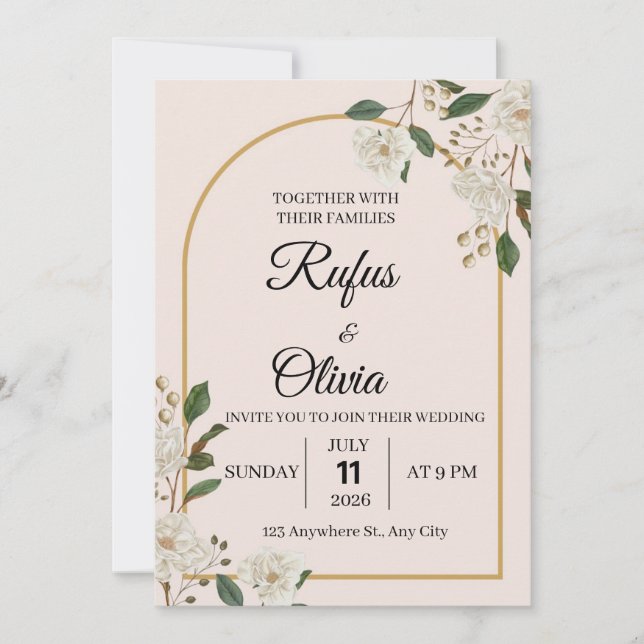 Wedding Invitation  (Front)